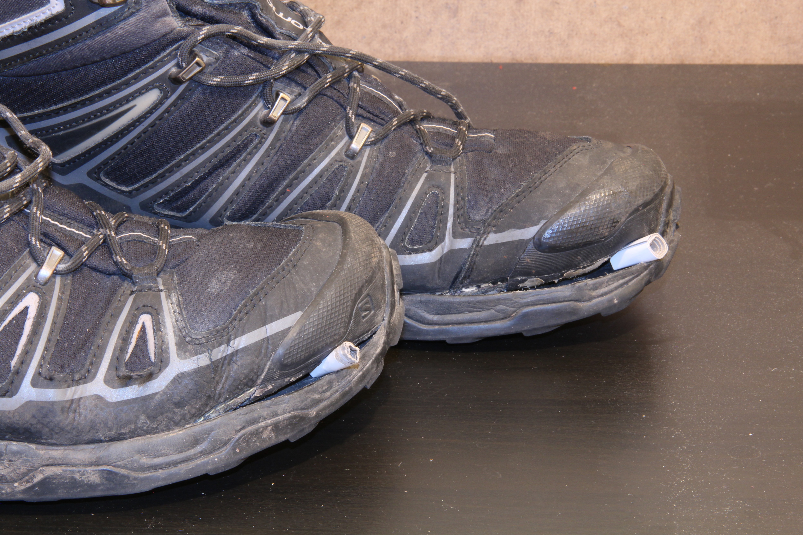 Boots damage - close-up